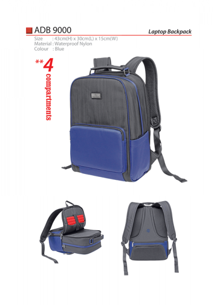 ADB 9000 Laptop Backpack