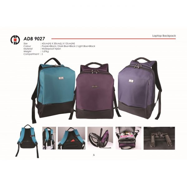 ADB 9027 Laptop Backpack