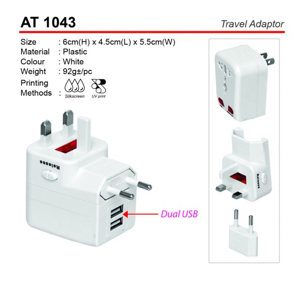 AT 1043 Travel Adaptor