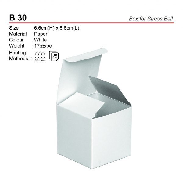 B 30 Box for Stress Ball