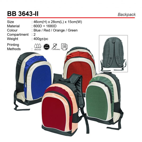 BB 3643-II Backpack