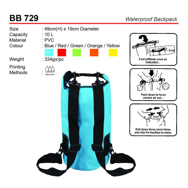 BB 729 Waterproof Backpack