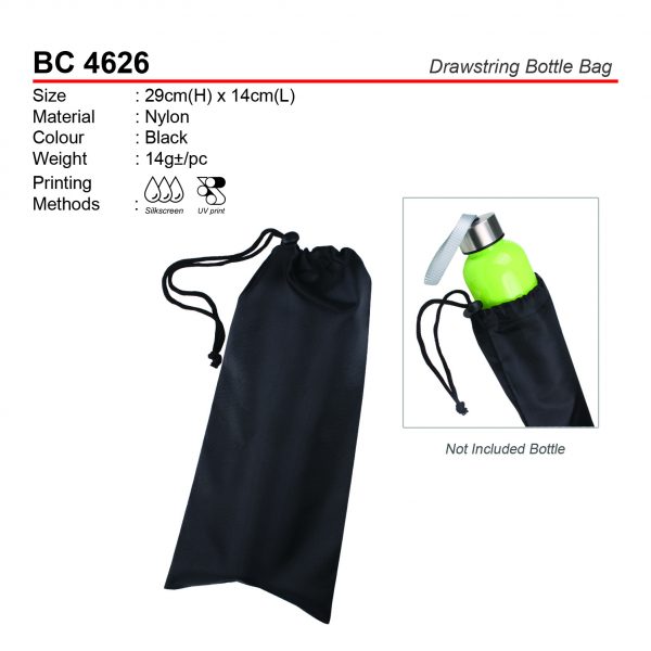 BC 4626 Drawstring Bottle Bag