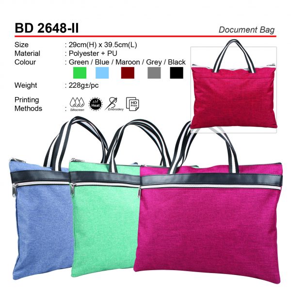 BD 2648-II Document Bag