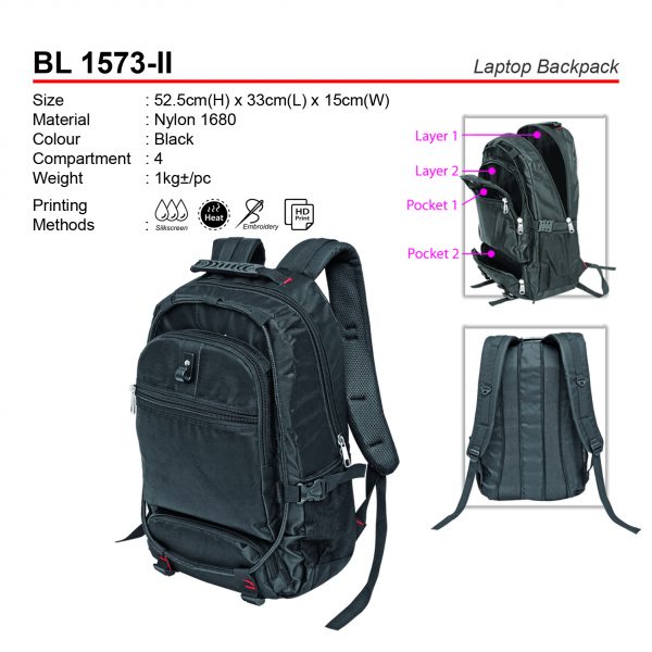 BL 1573-II Laptop Backpack