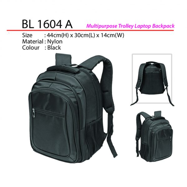 BL 1604A Multipurpose Trolley Laptop Backpack