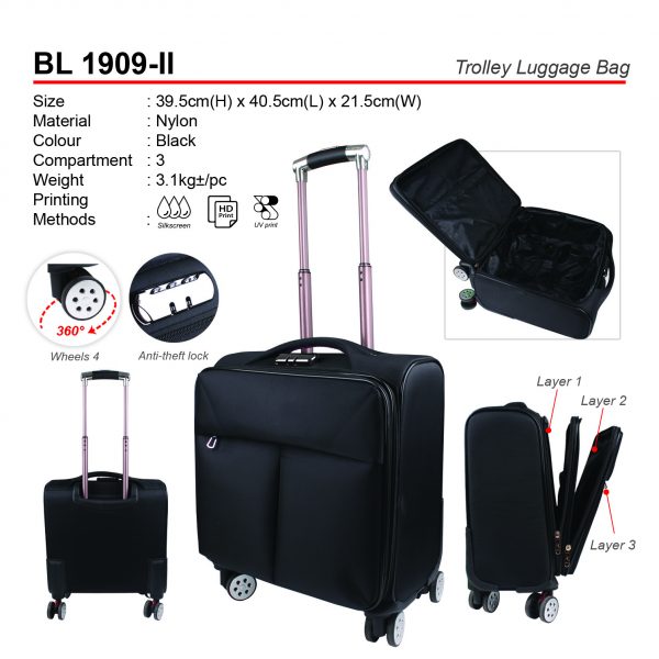 BL 1909-II Trolley Luggage Bag