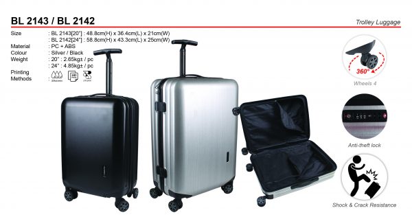 BL 2143 & BL 2142 Trolley Luggage