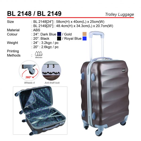 BL 2148 & BL 2149 Trolley Luggage
