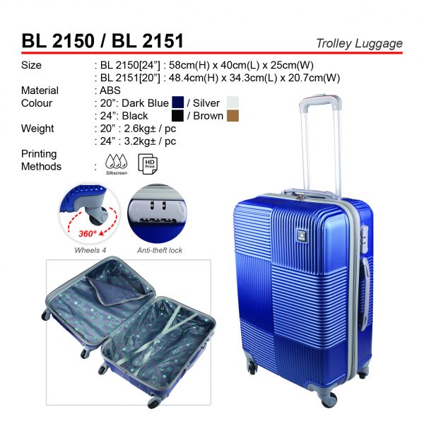 BL 2150 & BL 2151 Trolley Luggage