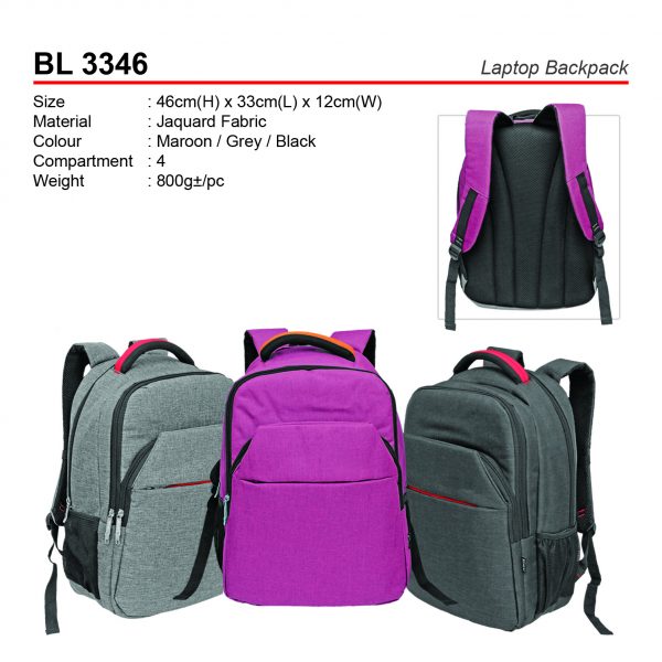 BL 3346 Laptop Backpack