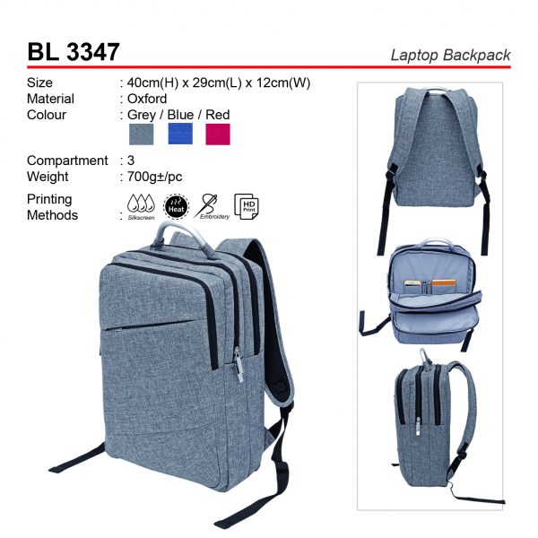 BL 3347 Laptop Backpack