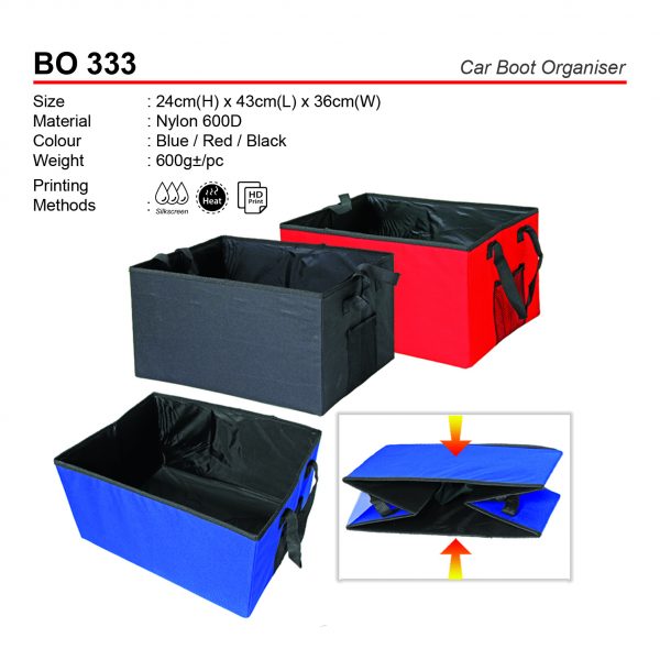 BO 333 Car Boot Organiser