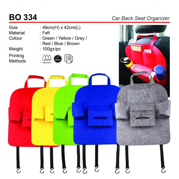 BO 334 Car Back Seat Organizer