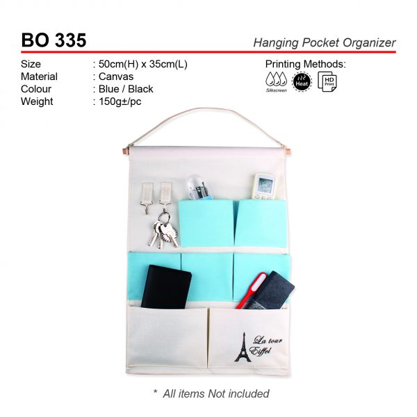 BO 335 Hanging Pocket Organizer
