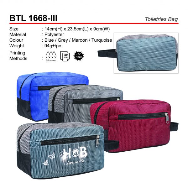 BTL 1668-III Toiletries Bag