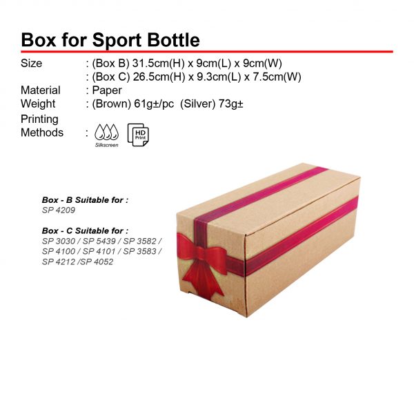 Box for Sport Bottle