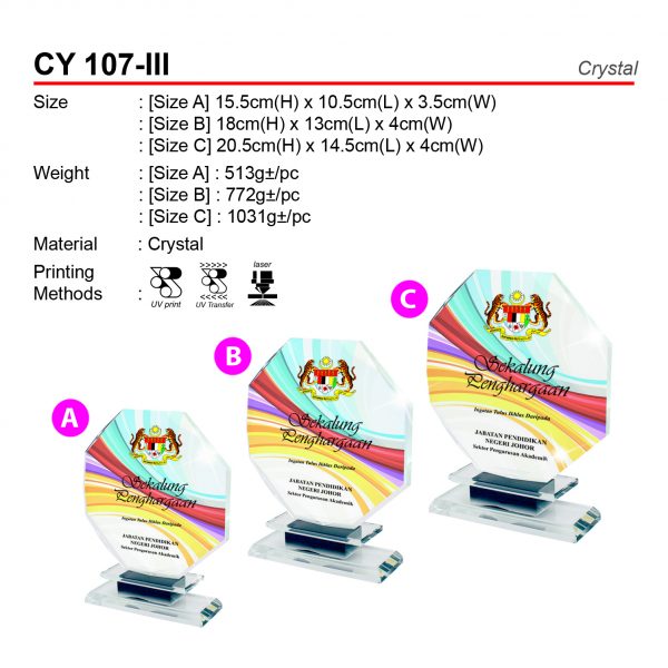 CY 107-III Crystal