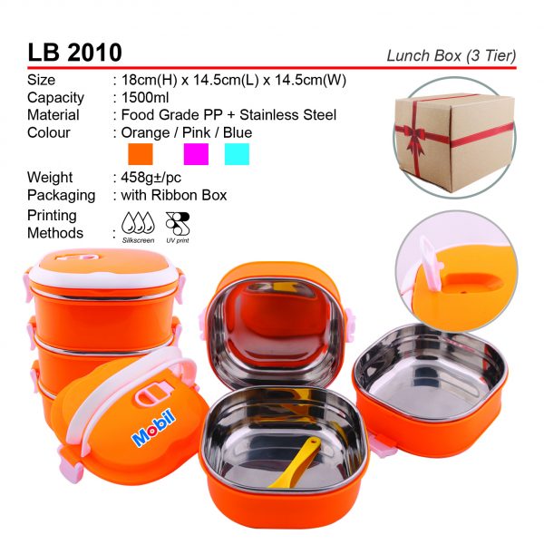 LB 2010 Lunch Box (3 Tier)