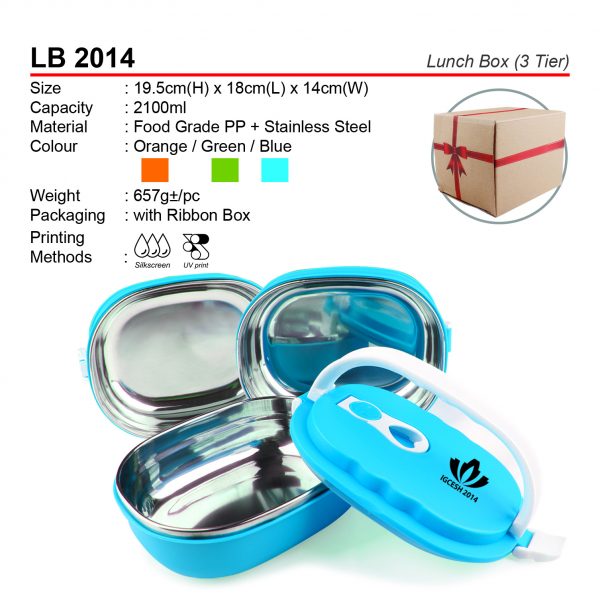 LB 2014 Lunch Box (3 Tier)