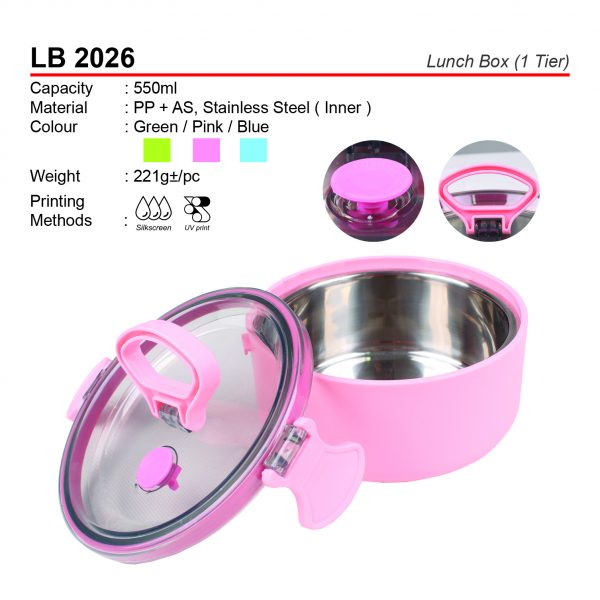 LB 2026 Lunch Box (1 Tier)