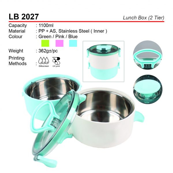 LB 2027 Lunch Box (2 Tier)
