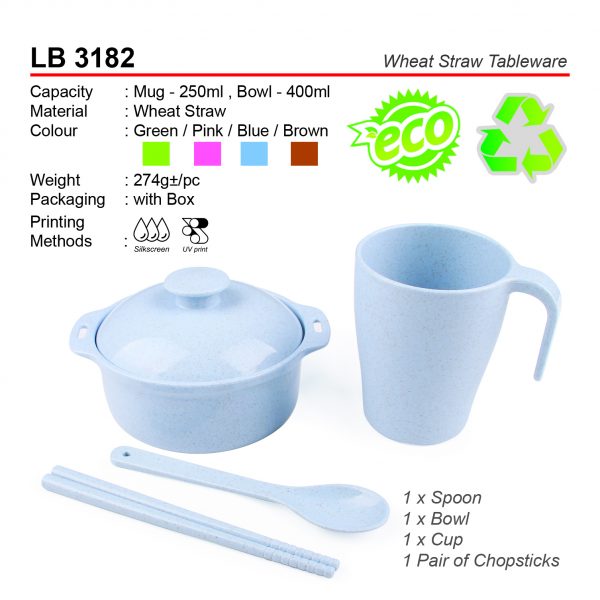 LB 3182 Wheat Straw Tableware