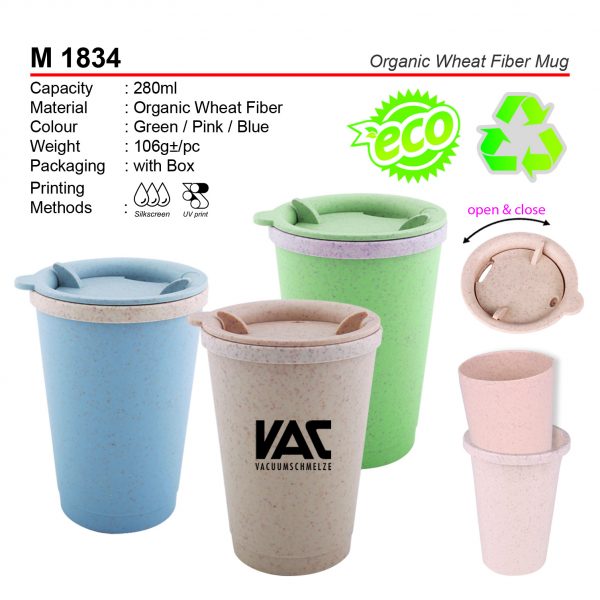M 1834 Organic Wheat Fiber Mug