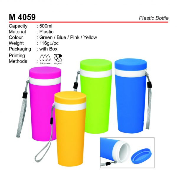 M 4059 Plastic Bottle