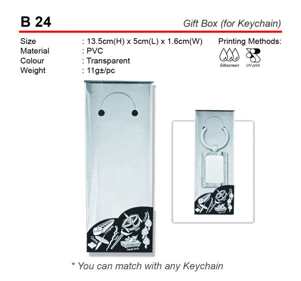 B 24 Gift Box (for Keychain)