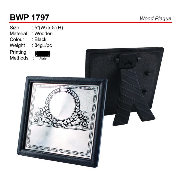 BWP 1797 Wood Plaque