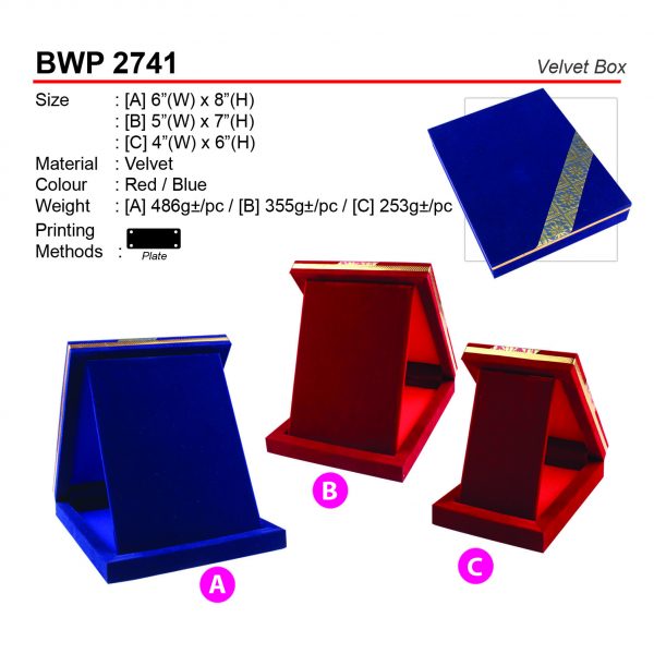 BWP 2741 Velvet Box