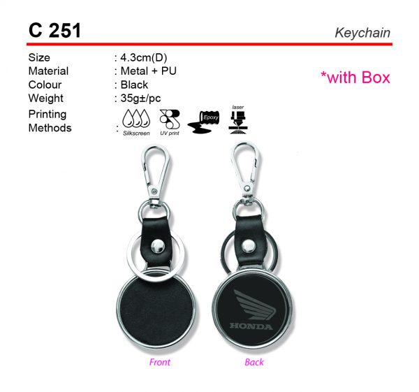 C 251 Keychain