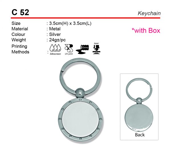 C 52 Keychain