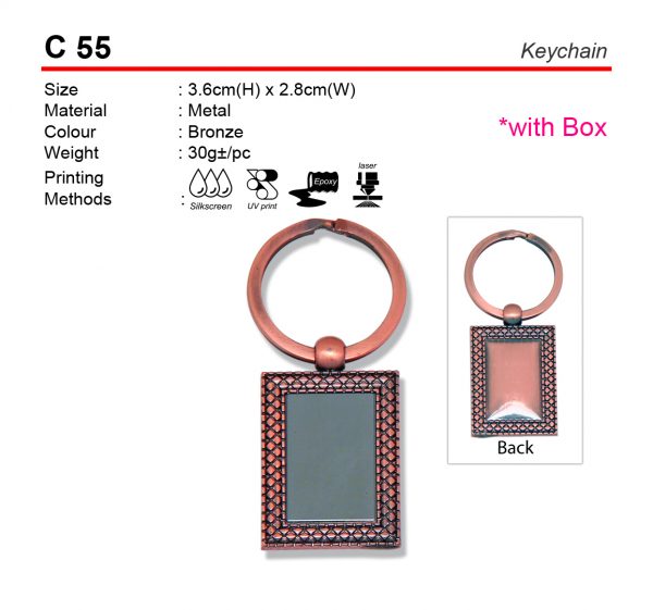 C 55 Keychain