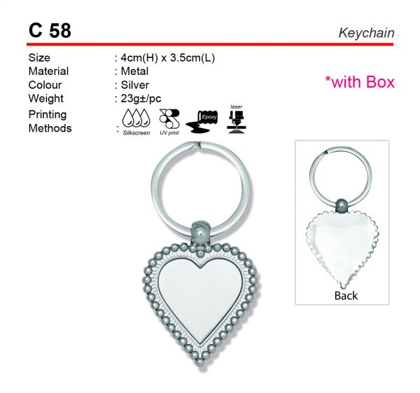 C 58 Keychain