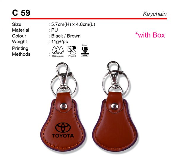 C 59 Keychain