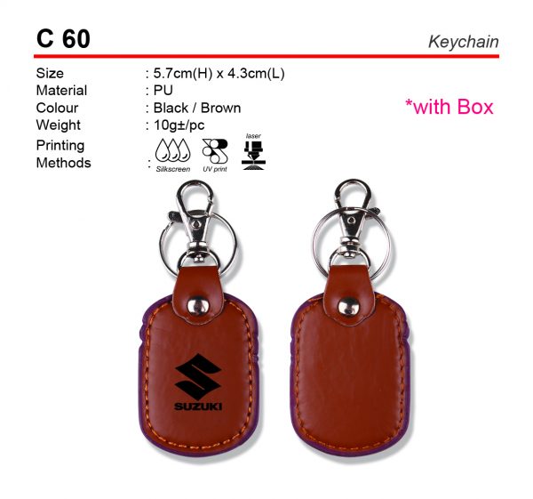 C 60 Keychain