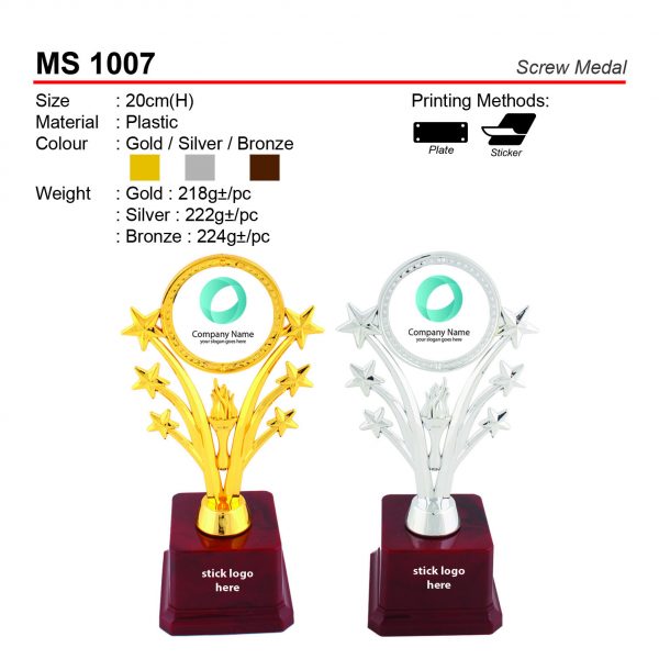 MS 1007 Screw Medal