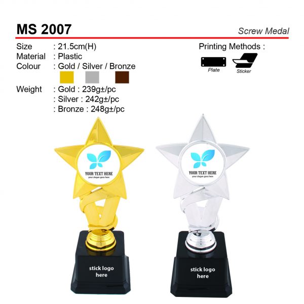 MS 2007 Screw Medal