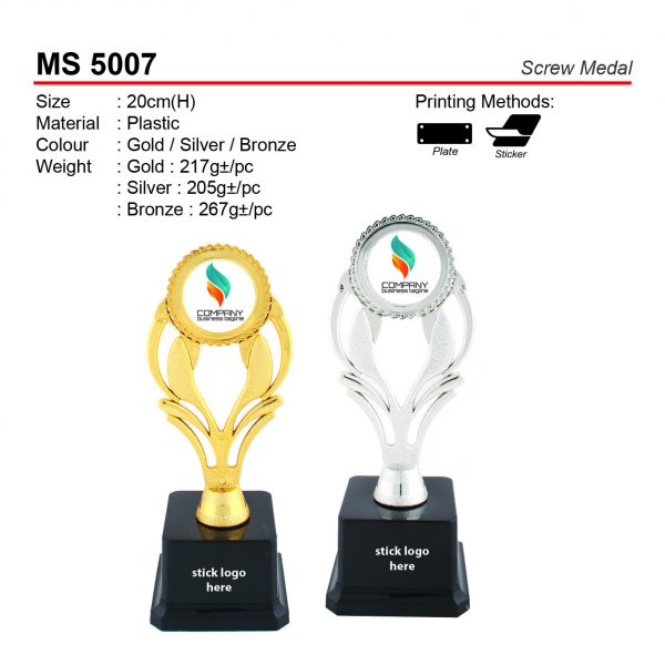 MS 5007 Screw Medal