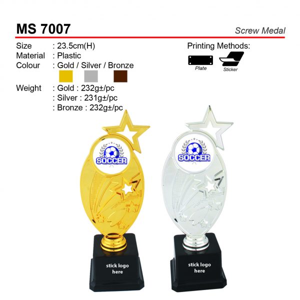 MS 7007 Screw Medal