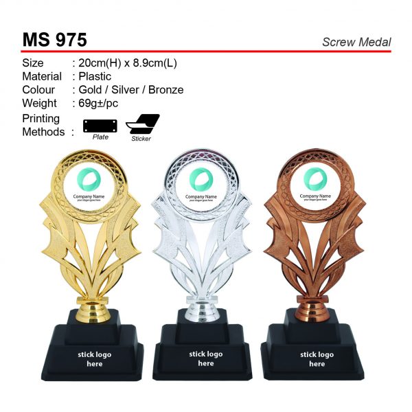 MS 975 Screw Medal