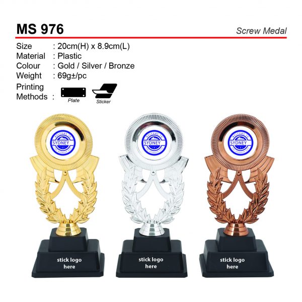 MS 976 Screw Medal