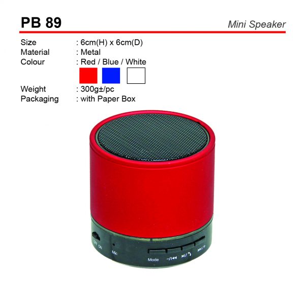 PB 89 Mini Speaker