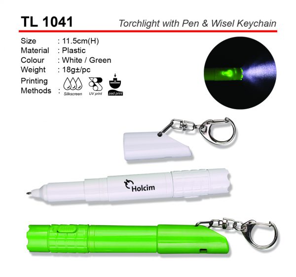 TL 1041 Torchlight with Pen & Wisel Keychain