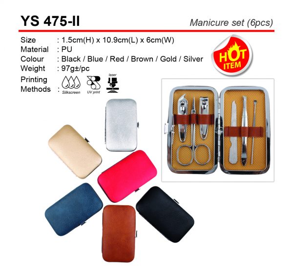 YS 475-II Manicure Set (6pcs)