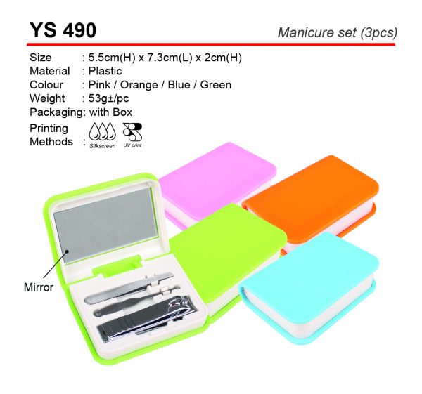 YS 490 Manicure Set (3pcs)