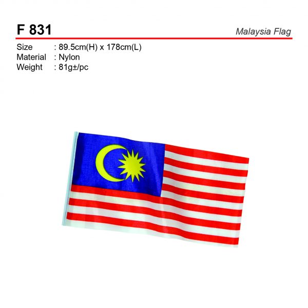 F 831 Malaysia Flag