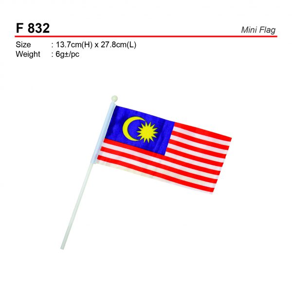 F 832 Mini Flag